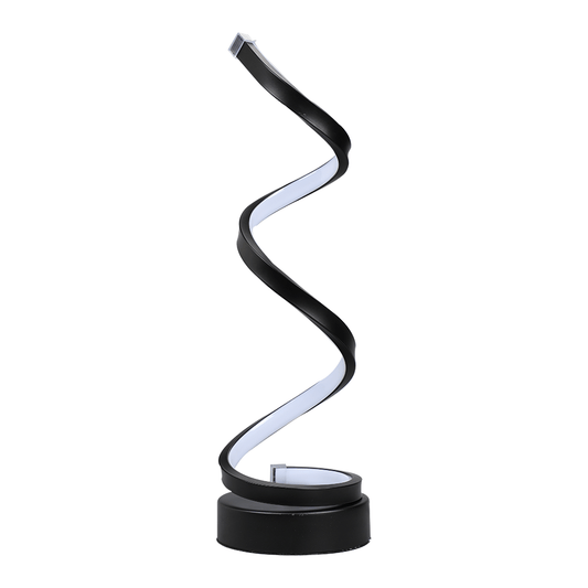 Table Lamps for Living Room,Modern Spiral Dimmable LED Table Lamp