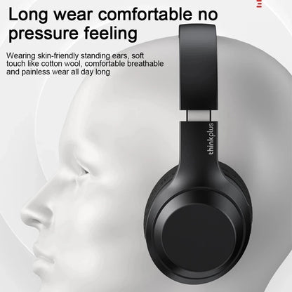 Original Lenovo TH10 Wireless Bluetooth Headset Over-ear Hood Headphones