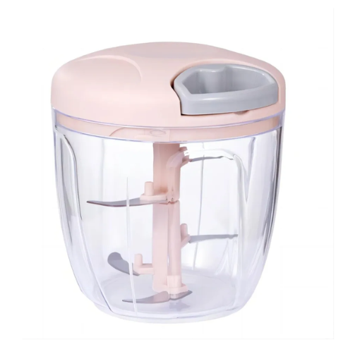 500/900ML Manual Meat Mincer Garlic Chopper Rotate Garlic Press Crusher Vegetable Onion Cutter Kitchen Cooking Accessories